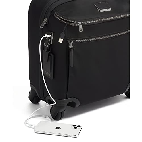 TUMI Voyageur Oxford Compact Carry-On - Black/Gunmetal - TUMI Voyageur Oxford Compact Carry-On - Black/Gunmetal - Travelking