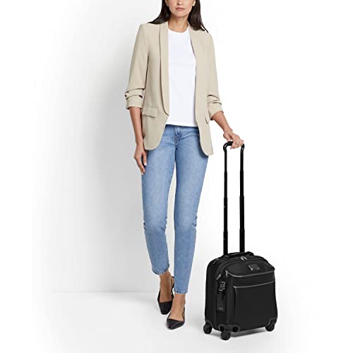 TUMI Voyageur Oxford Compact Carry-On - Black/Gunmetal - TUMI Voyageur Oxford Compact Carry-On - Black/Gunmetal - Travelking