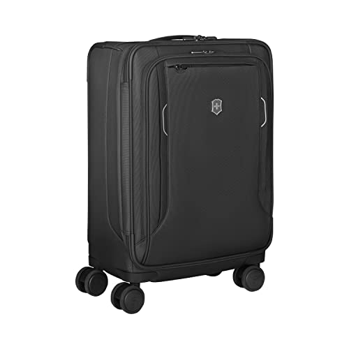 Victorinox Werks Traveler 6.0 Frequent Flyer Plus Softside Carry-On in Black - Victorinox Werks Traveler 6.0 Frequent Flyer Plus Softside Carry-On in Black - Travelking