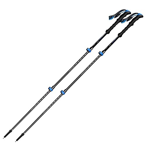 FEABCR Carbon Fiber Trekking Poles, Lightweight Quick Lock - FEABCR Carbon Fiber Trekking Poles, Lightweight Quick Lock - Travelking