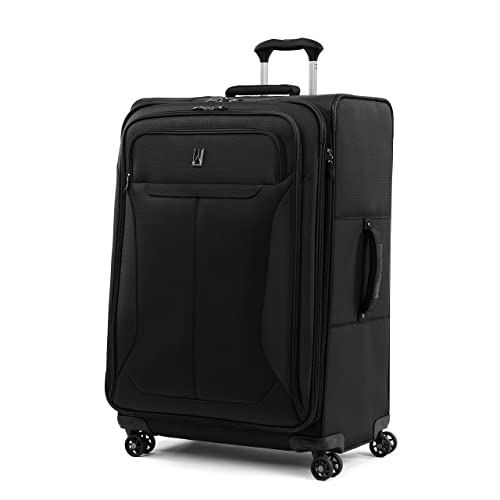 Travelpro Tourlite Softside Lightweight Expandable Spinner, Black - Travelpro Tourlite Softside Lightweight Expandable Spinner, Black - Travelking