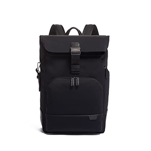 Tumi Harrison Osborn Roll Top Backpack Black One Size - Tumi Harrison Osborn Roll Top Backpack Black One Size - Travelking