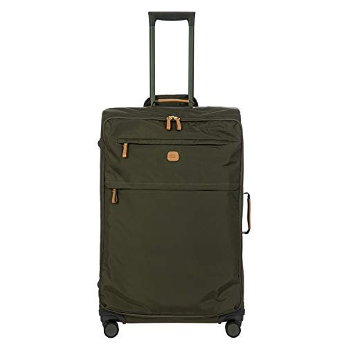 Bric's X-Bag Large Spinner with Frame 30 Inch Suitcase, Olive - Bric's X-Bag Large Spinner with Frame 30 Inch Suitcase, Olive - Travelking