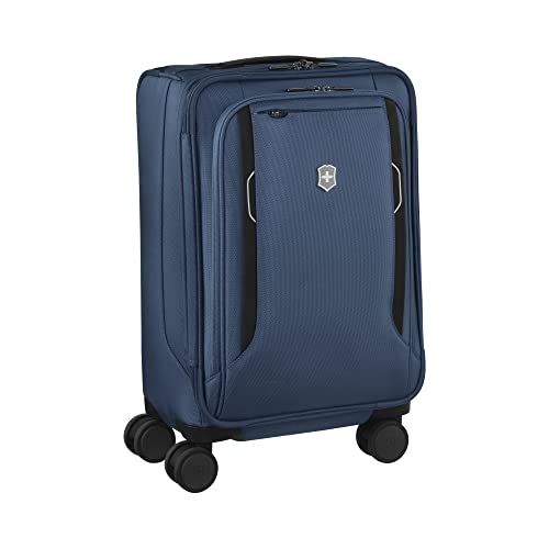 Victorinox WT 6.0 Softside Spinner Luggage, Blue, Expandable Carry-On - Victorinox WT 6.0 Softside Spinner Luggage, Blue, Expandable Carry-On - Travelking