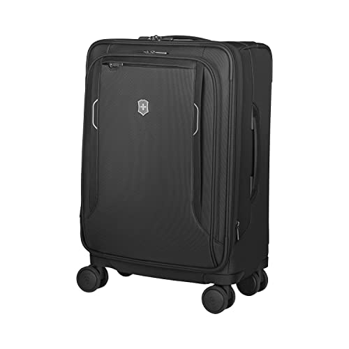 Victorinox Werks Traveler 6.0 Frequent Flyer Plus Softside Carry-On in Black - Victorinox Werks Traveler 6.0 Frequent Flyer Plus Softside Carry-On in Black - Travelking