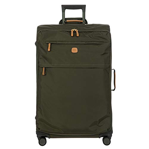 Bric's X-Bag Large Spinner with Frame 30 Inch Suitcase, Olive - Bric's X-Bag Large Spinner with Frame 30 Inch Suitcase, Olive - Travelking