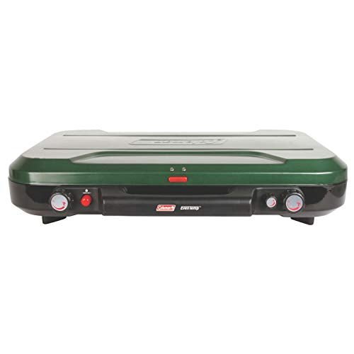 Coleman Eventemp 3 Burner Propane Stove Green, 5-drawer - Coleman Eventemp 3 Burner Propane Stove Green, 5-drawer - Travelking