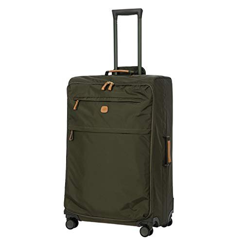 Bric's X-Bag Large Spinner with Frame 30 Inch Suitcase, Olive - Bric's X-Bag Large Spinner with Frame 30 Inch Suitcase, Olive - Travelking