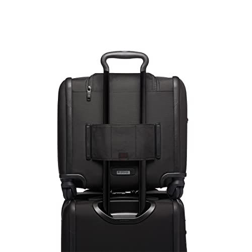 Tumi Men's Alpha Compact 4 Wheel Briefcase, Black - Tumi Men's Alpha Compact 4 Wheel Briefcase, Black - Travelking