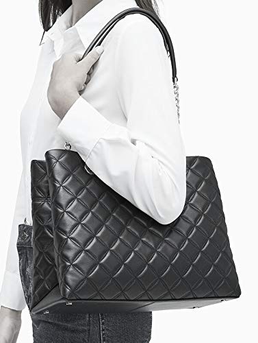 Sale Kate Spade Natalia Quilted Leather Tote In Black