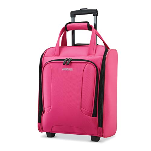 American Tourister 4 Kix Expandable Softside Luggage, Pink, Underseater - American Tourister 4 Kix Expandable Softside Luggage, Pink, Underseater - Travelking