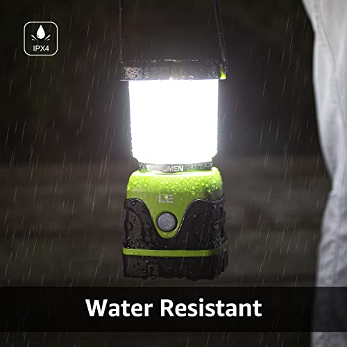 LE LED Camping Lantern, Battery Powered LED with 1000LM, 4 Light - LE LED Camping Lantern, Battery Powered LED with 1000LM, 4 Light - Travelking