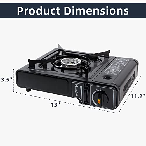 SHINESTAR Dual Fuel Portable Gas Stove for Propane & Butane - SHINESTAR Dual Fuel Portable Gas Stove for Propane & Butane - Travelking