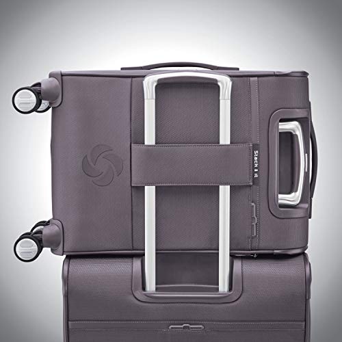 Samsonite Solyte DLX Softside Expandable Luggage with Spinner Wheels, Mineral Grey - Samsonite Solyte DLX Softside Expandable Luggage with Spinner Wheels, Mineral Grey - Travelking