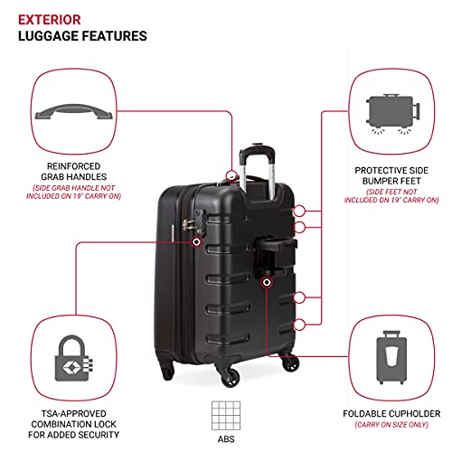 SwissGear 7366 Hardside Expandable Luggage with Spinner Wheels - SwissGear 7366 Hardside Expandable Luggage with Spinner Wheels - Travelking