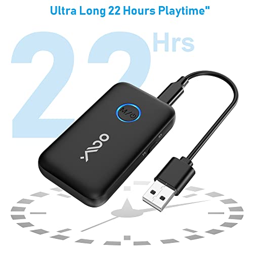 YMOO Bluetooth 5.3 Transmitter Receiver, Low Latency 3.5mm Jack - YMOO Bluetooth 5.3 Transmitter Receiver, Low Latency 3.5mm Jack - Travelking