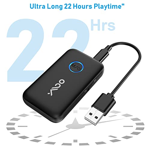  YMOO Bluetooth 5.3 Transmitter Receiver for 2 Wireless