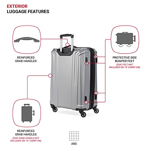 SwissGear 3750 Hardside Expandable Luggage with Spinner Wheels - SwissGear 3750 Hardside Expandable Luggage with Spinner Wheels - Travelking