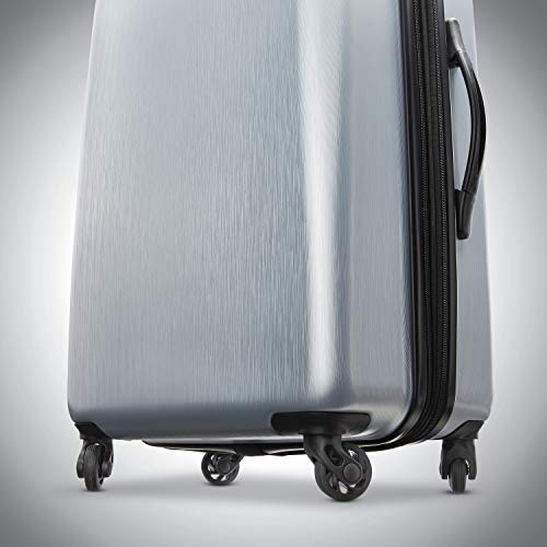 American Tourister Moonlight Hardside Expandable Luggage, Silver - American Tourister Moonlight Hardside Expandable Luggage, Silver - Travelking