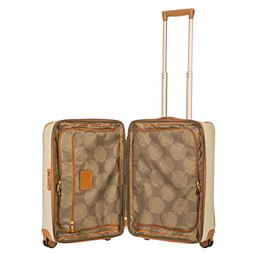 Bric's USA Luggage Model: FIRENZE |Size: Spinner 21" Split Frame | CREAM