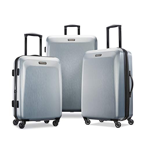 American Tourister Moonlight Hardside Expandable Luggage, Silver - American Tourister Moonlight Hardside Expandable Luggage, Silver - Travelking