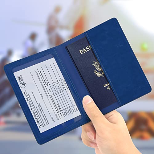 Passport and Vaccine Card Holder Combo - 3D Embossed - Passport and Vaccine Card Holder Combo - 3D Embossed - Travelking