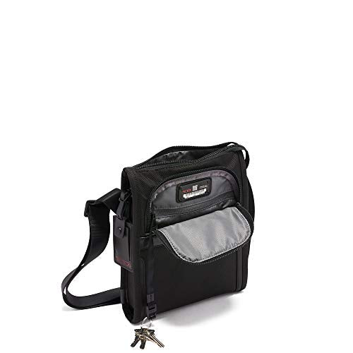 TUMI ALPHA crossbody bag SMALL in gray/ black