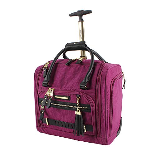 Steve Madden Pink Weekender Travel Tote Duffel Bag Carry On