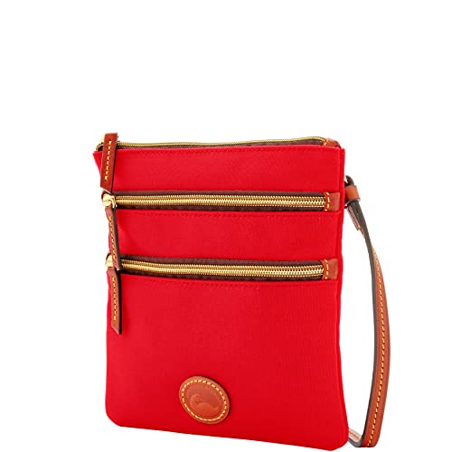 Dooney & Bourke Nylon North South Triple Zip Shoulder Bag - Dooney & Bourke Nylon North South Triple Zip Shoulder Bag - Travelking