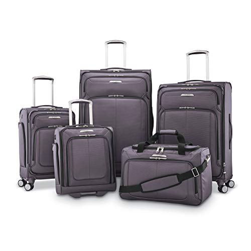 Samsonite Solyte DLX Softside Expandable Luggage with Spinner Wheels, Mineral Grey - Samsonite Solyte DLX Softside Expandable Luggage with Spinner Wheels, Mineral Grey - Travelking