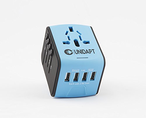 Unidapt Universal Travel Adapter, International Plug Adapter - Unidapt Universal Travel Adapter, International Plug Adapter - Travelking