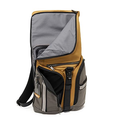 TUMI - Alpha Bravo Logistics Flap Lid Backpack - Golden Brown - TUMI - Alpha Bravo Logistics Flap Lid Backpack - Golden Brown - Travelking