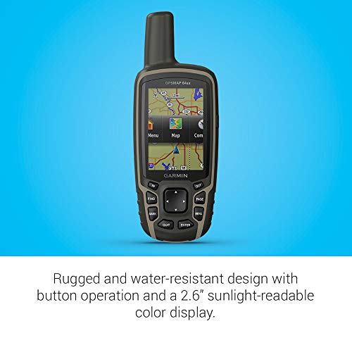 Garmin GPSMAP 64sx, Handheld GPS with Altimeter and Compass - Garmin GPSMAP 64sx, Handheld GPS with Altimeter and Compass - Travelking