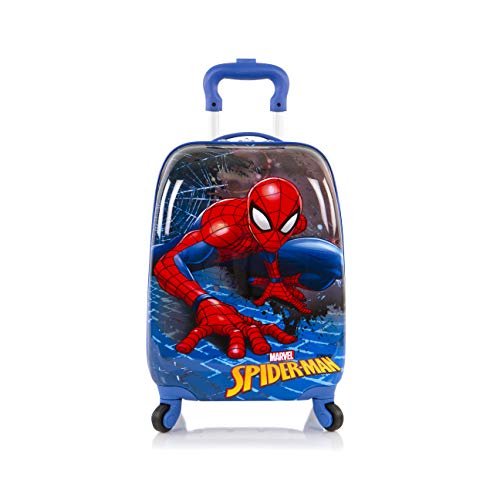 Marvel Spiderman Hardside Spinner Luggage for Kids - 18 Inch (Spider-Man) - Marvel Spiderman Hardside Spinner Luggage for Kids - 18 Inch (Spider-Man) - Travelking