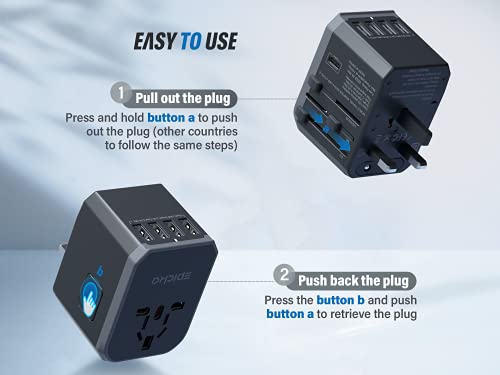 EPICKA Universal Travel Adapter One International Wall Charger - EPICKA Universal Travel Adapter One International Wall Charger - Travelking