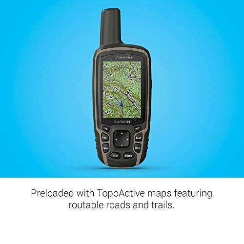 Garmin GPSMAP 64sx, Handheld GPS with Altimeter and Compass - Garmin GPSMAP 64sx, Handheld GPS with Altimeter and Compass - Travelking