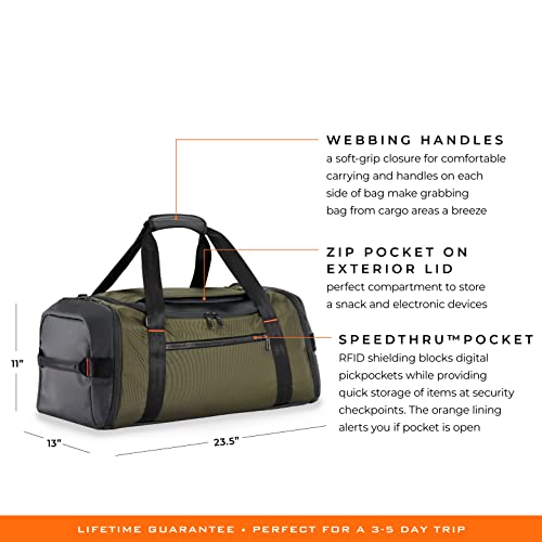 Briggs & Riley Duffle Bag, Hunter - Briggs & Riley Duffle Bag, Hunter - Travelking