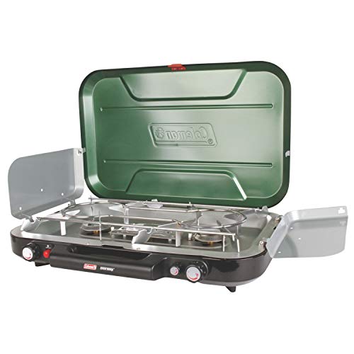 Coleman Eventemp 3 Burner Propane Stove Green, 5-drawer - Coleman Eventemp 3 Burner Propane Stove Green, 5-drawer - Travelking