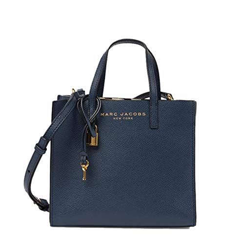 Marc Jacobs M0015685-426 Mini Grind Navy Blue Women's Leather Handbag - Marc Jacobs M0015685-426 Mini Grind Navy Blue Women's Leather Handbag - Travelking