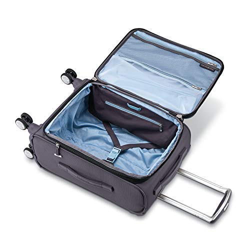 Samsonite Solyte DLX Softside Expandable Luggage with Spinner Wheels, Mineral Grey - Samsonite Solyte DLX Softside Expandable Luggage with Spinner Wheels, Mineral Grey - Travelking