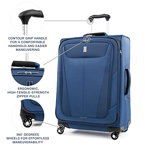 Travelpro Maxlite 5 Softside Expandable Luggage with 4 Spinner - Travelpro Maxlite 5 Softside Expandable Luggage with 4 Spinner - Travelking