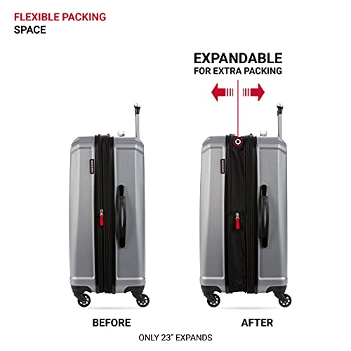 SwissGear 3750 Hardside Expandable Luggage with Spinner Wheels - SwissGear 3750 Hardside Expandable Luggage with Spinner Wheels - Travelking