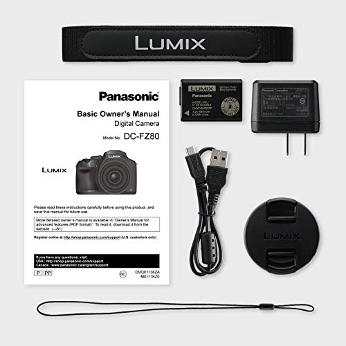 Panasonic LUMIX FZ80 4K Digital Camera, 18.1 Megapixel Video Camera - Panasonic LUMIX FZ80 4K Digital Camera, 18.1 Megapixel Video Camera - Travelking