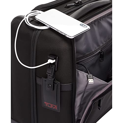 Tumi Men's Alpha Compact 4 Wheel Briefcase, Black - Tumi Men's Alpha Compact 4 Wheel Briefcase, Black - Travelking