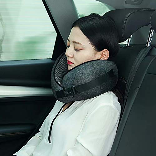 MLVOC Travel Pillow 100% Pure Memory Foam Neck Pillow - MLVOC Travel Pillow 100% Pure Memory Foam Neck Pillow - Travelking