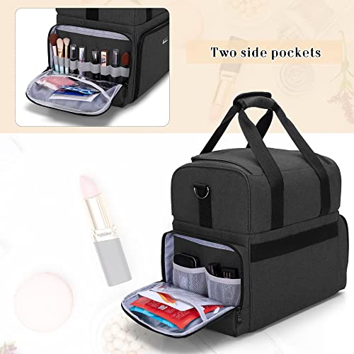 BAFASO Large Travel Makeup Bag with 3 Inner Removable Pouches - BAFASO Large Travel Makeup Bag with 3 Inner Removable Pouches - Travelking