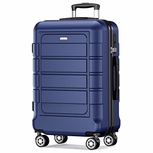 SHOWKOO Luggage PC+ABS Durable Expandable Hardside Suitcase - SHOWKOO Luggage PC+ABS Durable Expandable Hardside Suitcase - Travelking