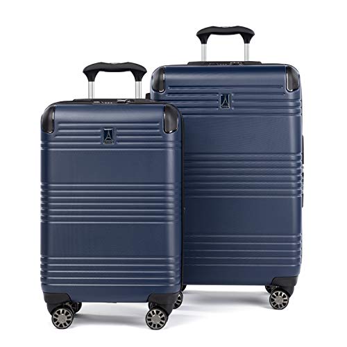 Travelpro Roundtrip Hardside Expandable Luggage, TSA Lock, Navy Blue - Travelpro Roundtrip Hardside Expandable Luggage, TSA Lock, Navy Blue - Travelking