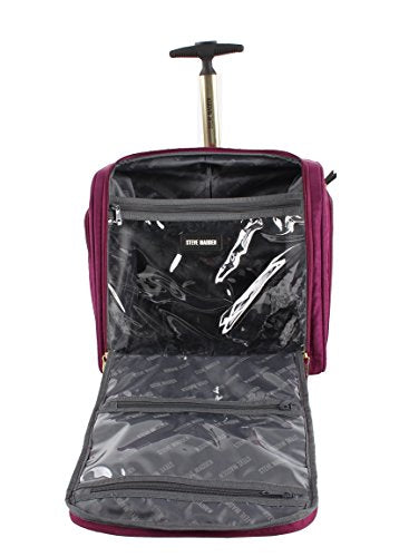 Steve Madden Designer 15 Inch Carry on Suitcase- Small Weekender - Steve Madden Designer 15 Inch Carry on Suitcase- Small Weekender - Travelking