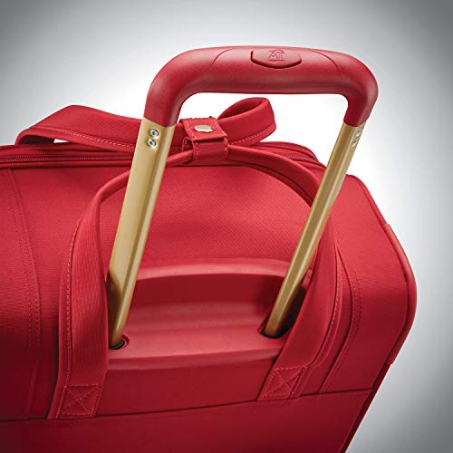 American Tourister Belle Voyage Softside Luggage with Spinner Wheels, Red - American Tourister Belle Voyage Softside Luggage with Spinner Wheels, Red - Travelking